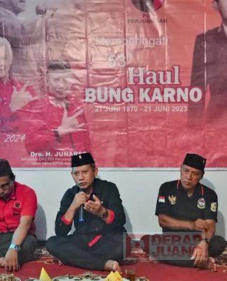 Gelar Haul Bung Karno, Junarso: Hayati Dedikasi dan Spirit Juangnya!
