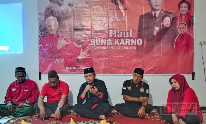 Gelar Haul Bung Karno, Junarso: Hayati Dedikasi dan Spirit Juangnya!.