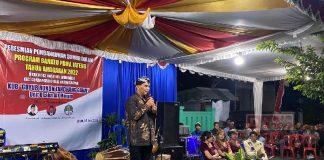Sumanto dan Hanung Resmikan Pembangunan Sumur Dalam