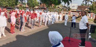 Senam Sehat Bersama PWRI, Riswadi Harap Jadi Gaya Hidup Sehat