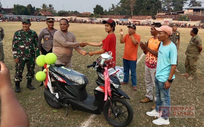 Riswadi Sebut Turnamen Antar Desa Tumbuhkan Ekonomi Rakyat.