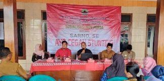 Sarno Sosialisasikan Cara Cegah Stunting Kepada Warga Klego