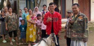 Momen Idul Adha, Adang Kuncoro Berikan Hewan Qurban ke Desa Binaan