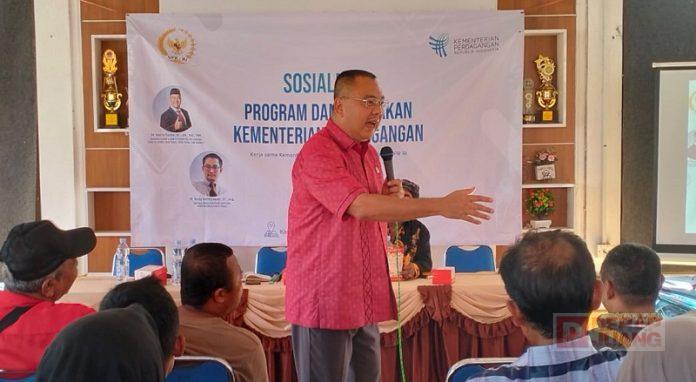 Sosialisasi Program Kemendag, Harris Dorong Kenyamanan Penjual-Konsumen.