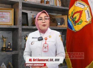 Bupati Grobogan Berikan Ucapan HUT ke-77 Polri