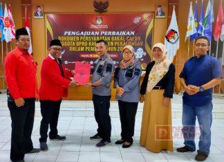 DPC Partai Pekalongan Tegaskan 45 Bacaleg Memenuhi Syarat