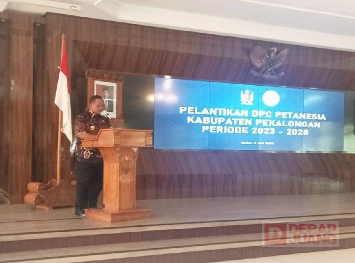 Hadiri Pelantikan DPC Petanesia, Riswadi Tekankan Sinergitas dan Kolaborasi Bersama