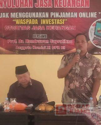 Penyuluhan Jasa Keuangan, Riswadi dan Hendrawan Himbau Masyarakat Waspada Investasi