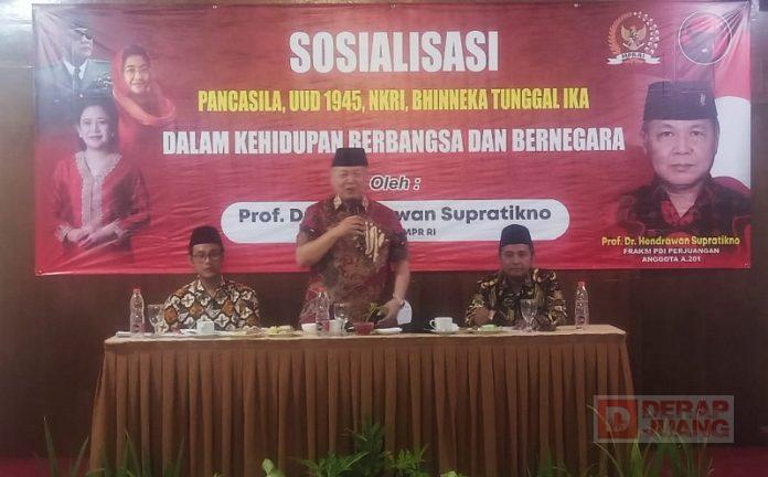 Perkokoh Persatuan dan Kesatuan Bangsa, Hendrawan Supratikno Sosialisasikan 4 Pilar Kebangsaan
