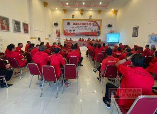 Rakercab DPC PDI Perjuangan Brebes Persiapkan Menang Spektakuler