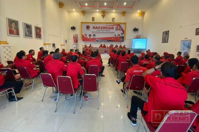 Rakercab DPC PDI Perjuangan Brebes Persiapkan Menang Spektakuler
