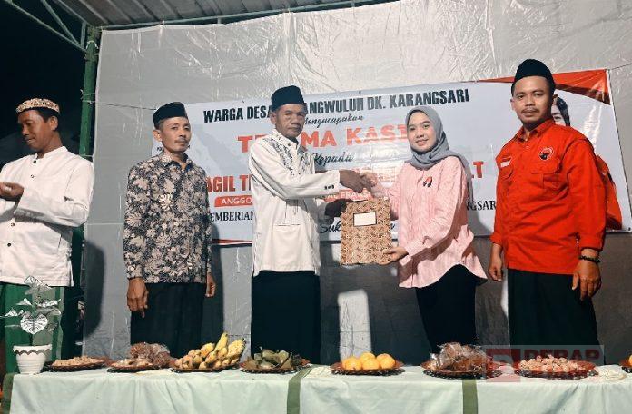 Sambang Desa Binaan, Ragil Tresna Bantu Masjid Annur Desa Krangwuluh