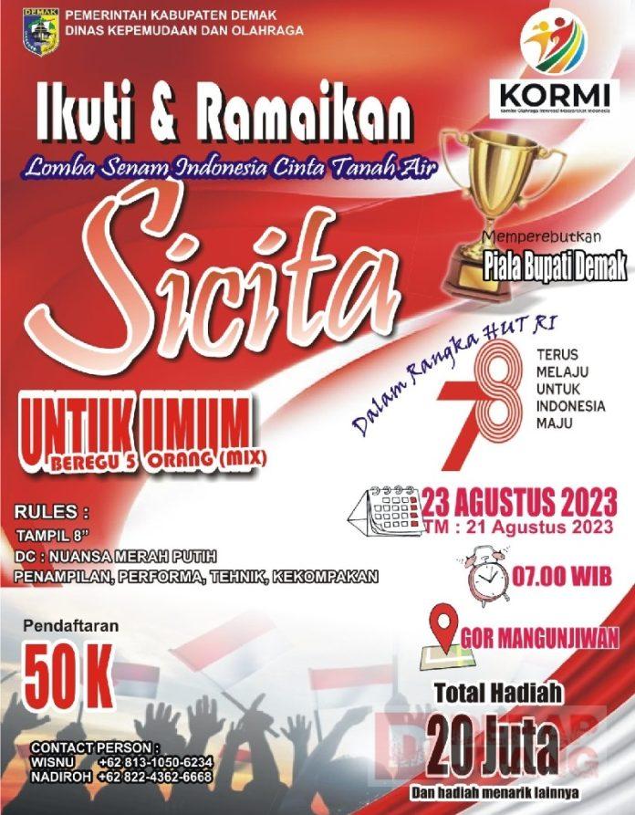 Semarakkan HUT ke-78 Tahun, Tatiek Selenggarakan Lomba SICITA
