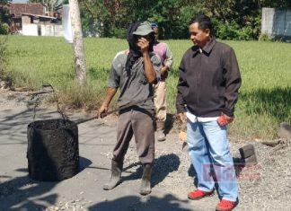 Sumar Rosul Sidak Perbaikan Jalan Werdi dan Rowoyoso-Semut