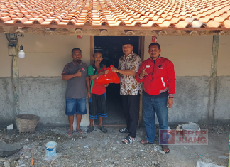 Tekan Angka Kemiskinan, Heru Santosa Salurkan Bantuan Sembako