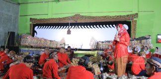 Kadarwati Ajak Warga Ikut Nguri-uri Budaya Wayang Kulit