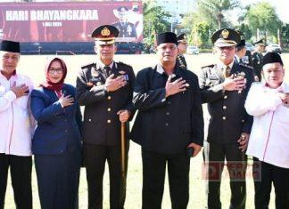 Hadiri Upacara HUT Bhayangkara, Riswadi Harap Polri Semakin Dipercaya Masyarakat