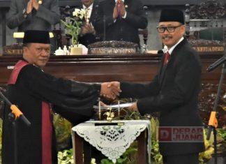 Resmi Dilantik, Sugono dan Saripah Duduki Jabatan Baru di DPRD Kab. Tegal