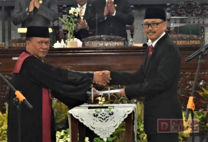 Resmi Dilantik, Sugono dan Saripah Duduki Jabatan Baru di DPRD Kab. Tegal