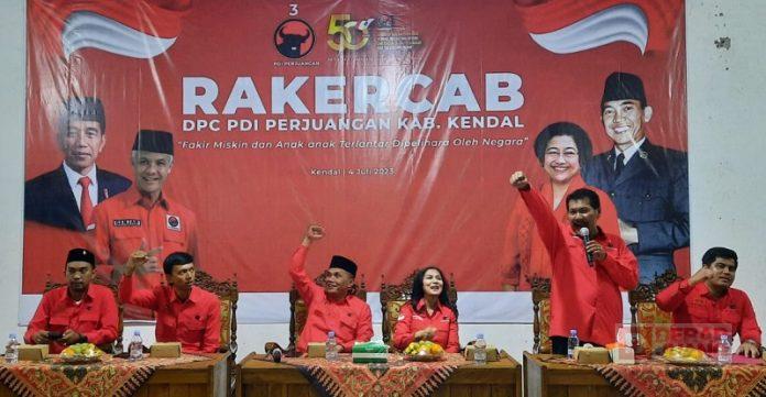 Gelar Rakercab, PDI Perjuangan Kendal Siap Menang Spektakuler!