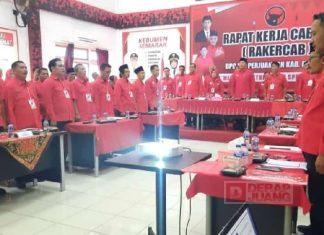 Gelar Rakercab, DPC Kebumen Siap Menang Hattrick Pemilu 2024