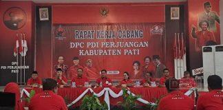 Rakercab Dihadiri Komandan, DPC Pati Optimis Menang Hattrick!