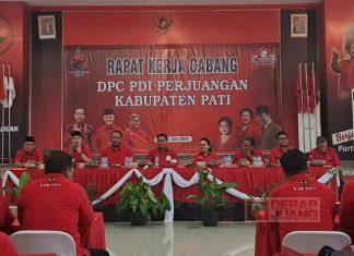 Rakercab Dihadiri Komandan, DPC Pati Optimis Menang Hattrick!