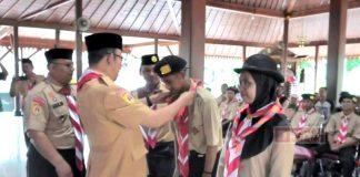 Husein Lepas Kontingen Kemah Pramuka Berkebutuhan Khusus
