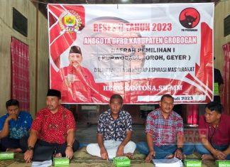 Heru Santoso Gelar Reses Sekaligus Rapatkan Barisan PAC-Ranting