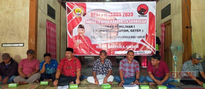 Heru Santoso Gelar Reses Sekaligus Rapatkan Barisan PAC-Ranting