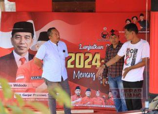 Rober Cek Kesiapan Posko Pemenangan Dapil 3 Karanganyar