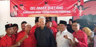 Ridwan dan Jajaran DPC Partai Sambut Kunjungan Ganjar di Rembang