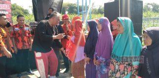 Agus Priyanggodo Gelar Senam Sicita dan Aksi Santunan