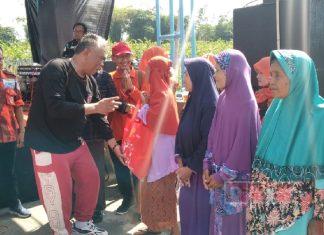 Agus Priyanggodo Gelar Senam Sicita dan Aksi Santunan