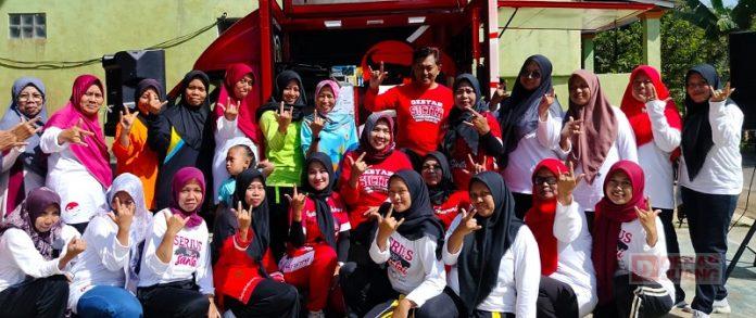 Gelar Senam Sicita, Wahju Djatmika Ajak Masyarakat Sawal Jaga Kebugaran