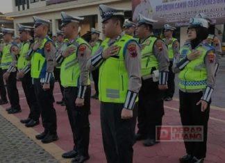 Sri Sumarni Dalam Apel Operasi Patuh Candi Tekankan Keselamatan Pengguna Jalan