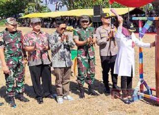 Buka TMMD ke-177, Sri Sumarni: Momen Tuk Rawat Spirit Gotong Royong