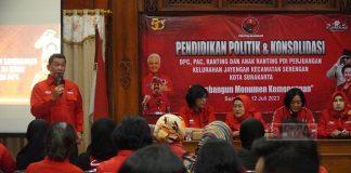 DPC Surakarta Perkuat Struktur Partai di Wilayah Jayengan