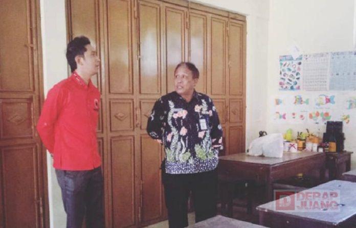 Kunjungi SDN 4 Robayan, Ferdinal Ajukan Anggaran Bangun Ruang Kelas Baru