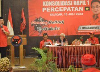 Jelang Pemilu, Kader Banteng Cilacap Kota Gelar Konsolidasi