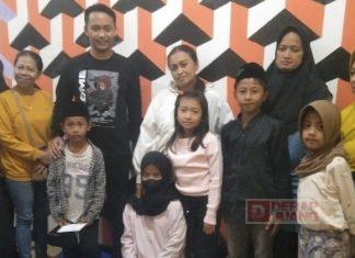 Bagas Gelar Santunan ke Anak Kurang Mampu di Wilayah Ampuannya