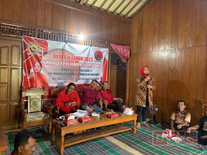 Reses Desa Penawangan, Lusia Serap Aspirasi Warga