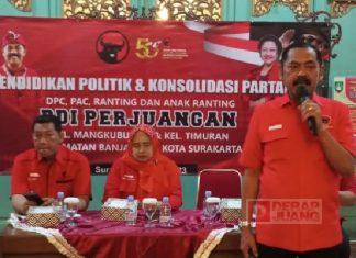 DPC Surakarta Ajak Kader Terus Bumikan Program Partai