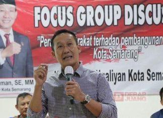Narasumberi FGD, Kadar Lusman Harap Warga Kawal APBD dan Pembangunan Semarang