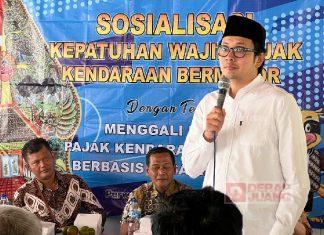 Dion Agasi Ajak Masyarakat Rowodadi Patuh Bayar Pajak