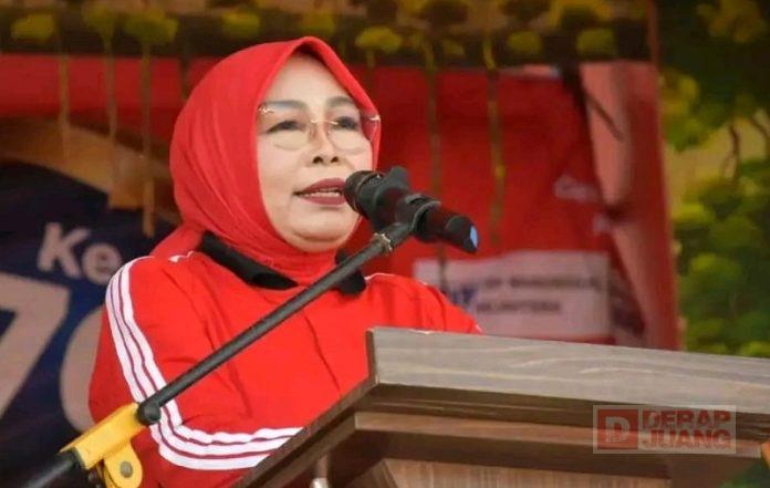 Peringati Harkopnas ke-76, Sri Sumarni Antusias Ikuti Senam Bersama