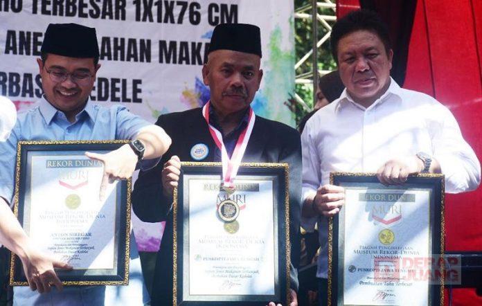 Dance Ishak Apresiasi 79 Olahan Makanan dari Salatiga Masuk Rekor MURI