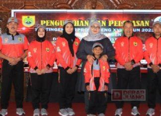 Mbak Yuni Lepas 137 Atlet Sragen untuk Porprov Jateng XVI