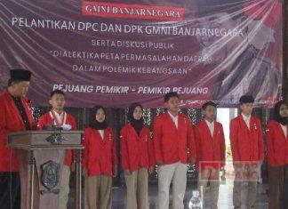 Pengurus GMNI Tingkat DPC-DPK Banjarnegara Resmi Dilantik