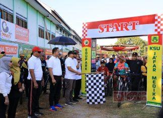 Rober Kampanyekan Hidup Sehat Melalui Sepada Santai